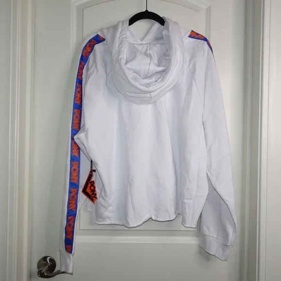 Pony x Forever 21+ Cropped White Hoodie - Picture 2 of 6